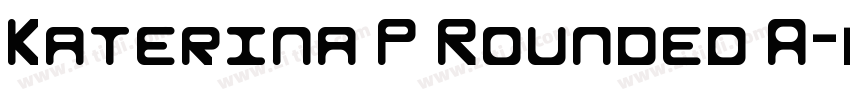 Katerina P Rounded A字体转换